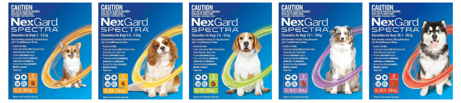 nexgard spectra large dog 6 pack