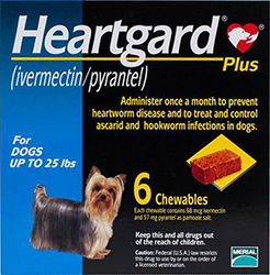 Heartgard 6 chewables 11 kg