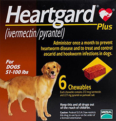 Heartgard 6 chewables 23-45 kg