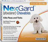 Nexgard extra small dogs 2-4 kg